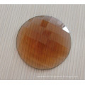 Transparent Unfoiled Back 25mm Round Flat Back Stones